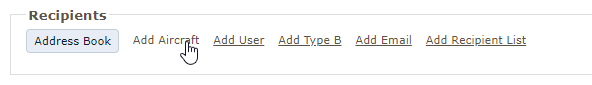 Select Recipient Type